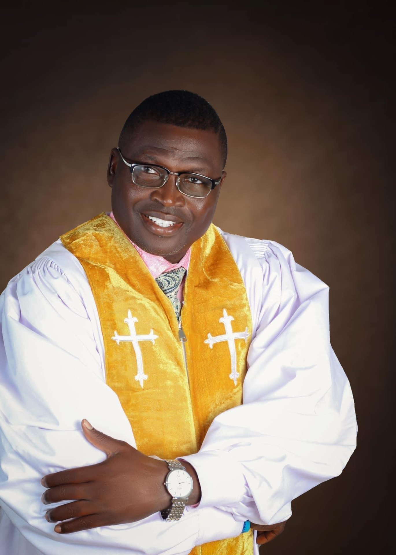 Prophet Olabode Odunayo in clerical robe